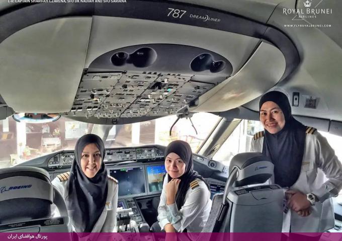 افزایش تعداد خلبانان زن در شرکت‌های هواپیمایی